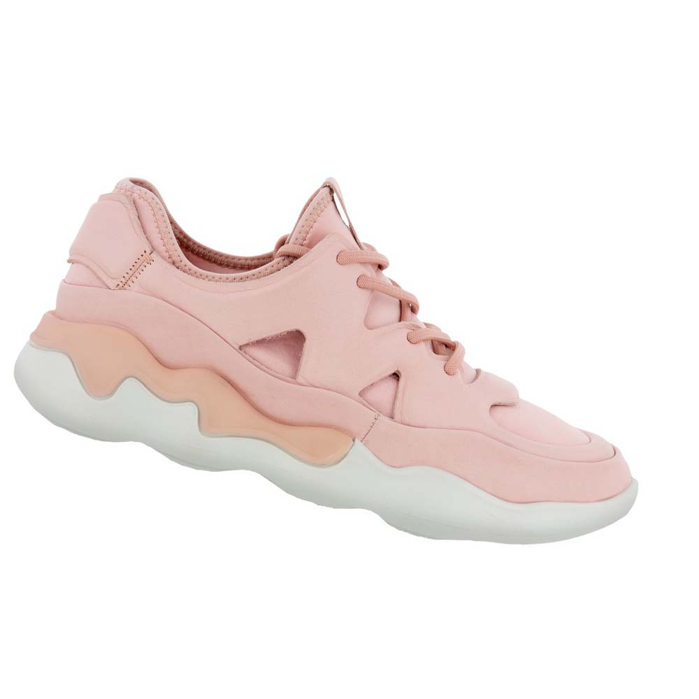 Women\'s Ecco Elo Athletic Sneakers Pink | SG 218EBC